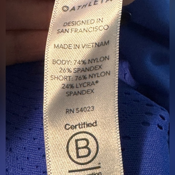 Athleta Phenom Camo 7/8 Leggings – Royal Blue – XS - Picture 3 of 9